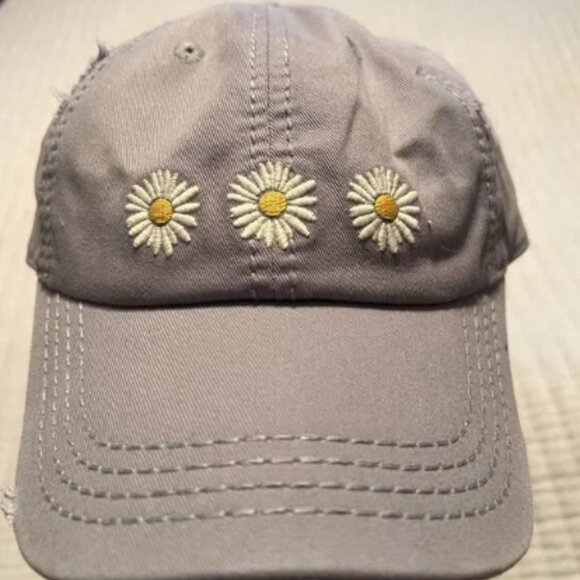 NWOT - Life is Good Chill Cap Daisy Hat — Light Blue/Gray — One Size ☀️ - Picture 2 of 4